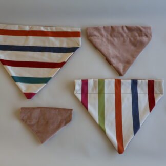 Pink Stripe Bandana