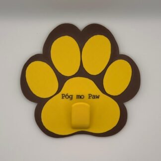 Brown + Yellow Leash Holder