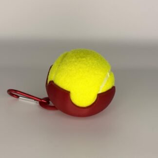Dark Red Tennis Ball Holder
