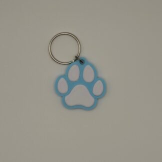 Baby Blue + White NFC Tag