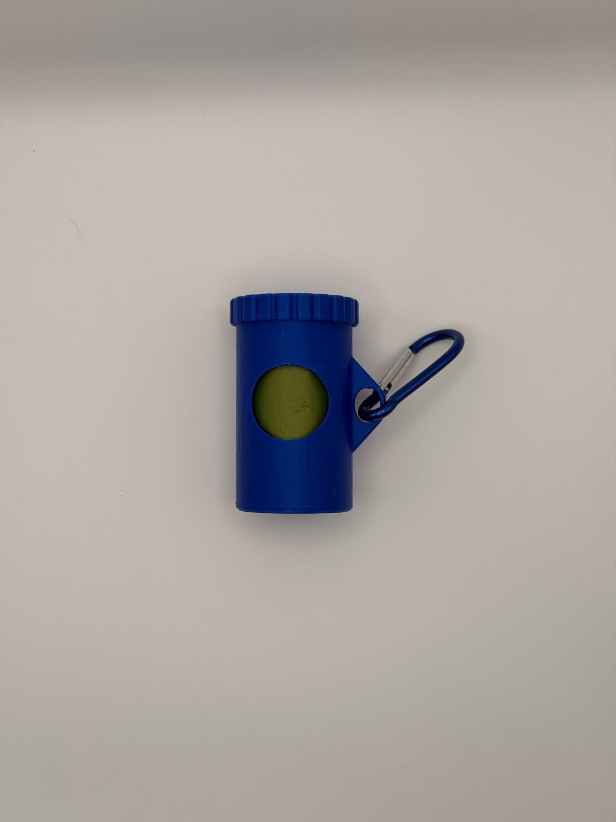 Blue Poo Bag Dispenser