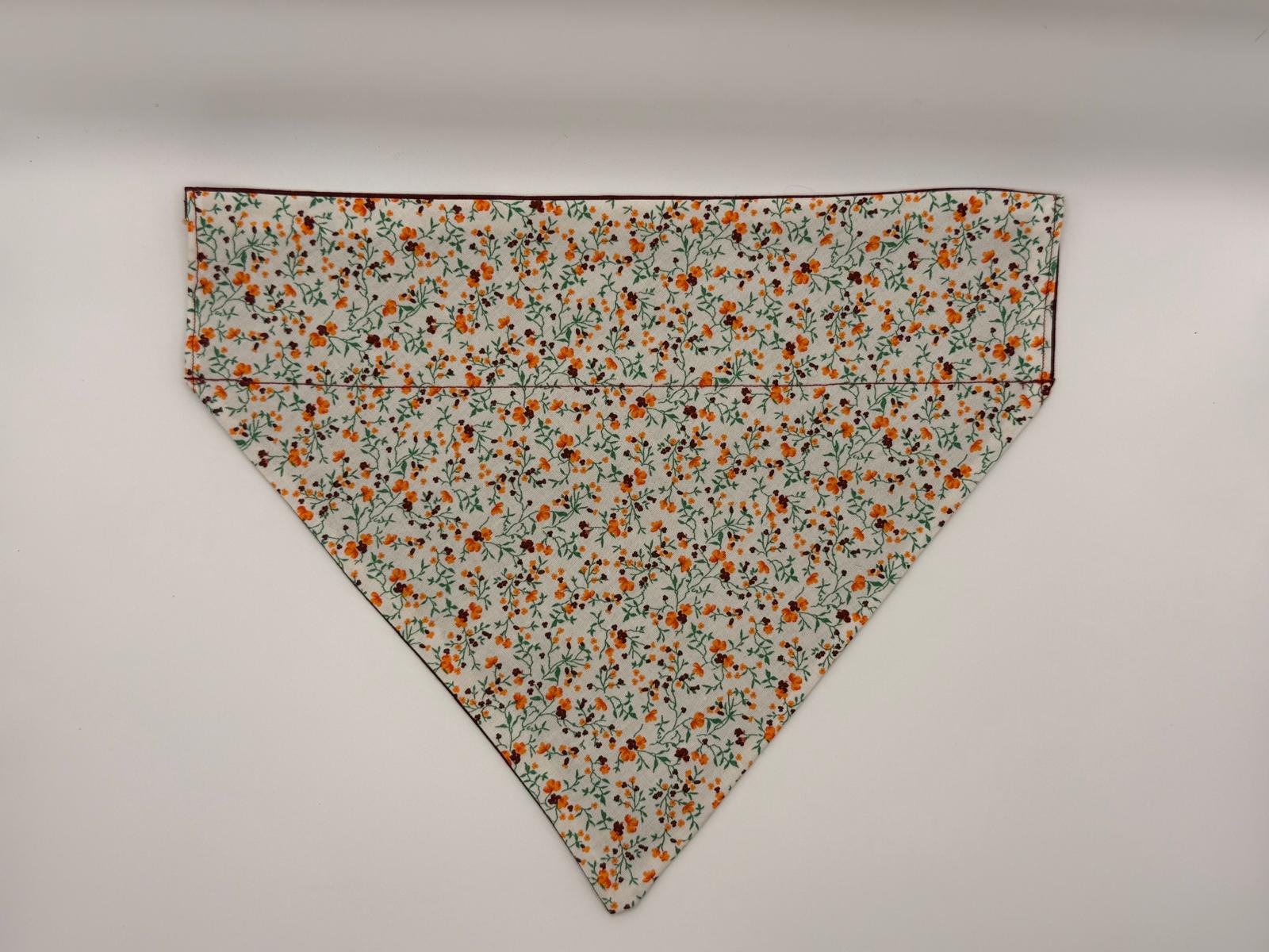 Orange Floral Print