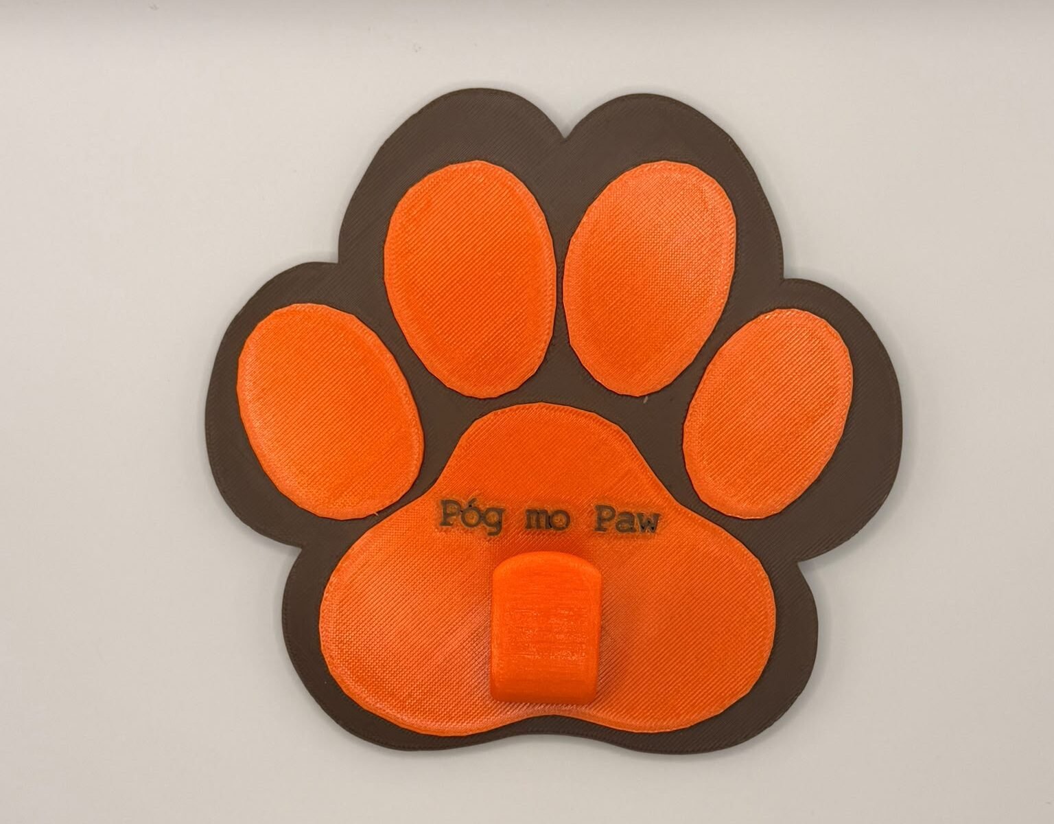 Standard Leash Holder (Brown + Orange)